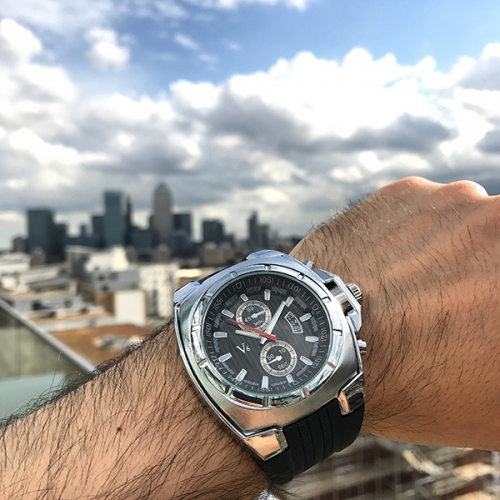 LUXUS FÉRFI KARÓRA H003 SILVER