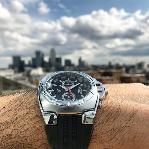 LUXUS FÉRFI KARÓRA H003 SILVER